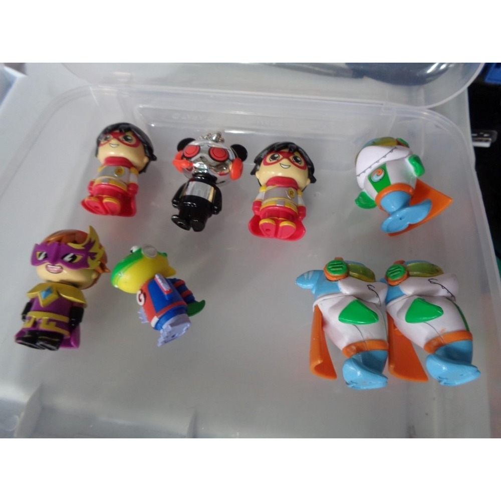 Ryan's World Figures Toys Lot of 8 Sharks *